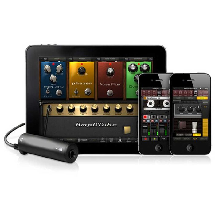 Adaptador iRig Amplificador Efeitos Guitarra eletrica telemovel NOVO
