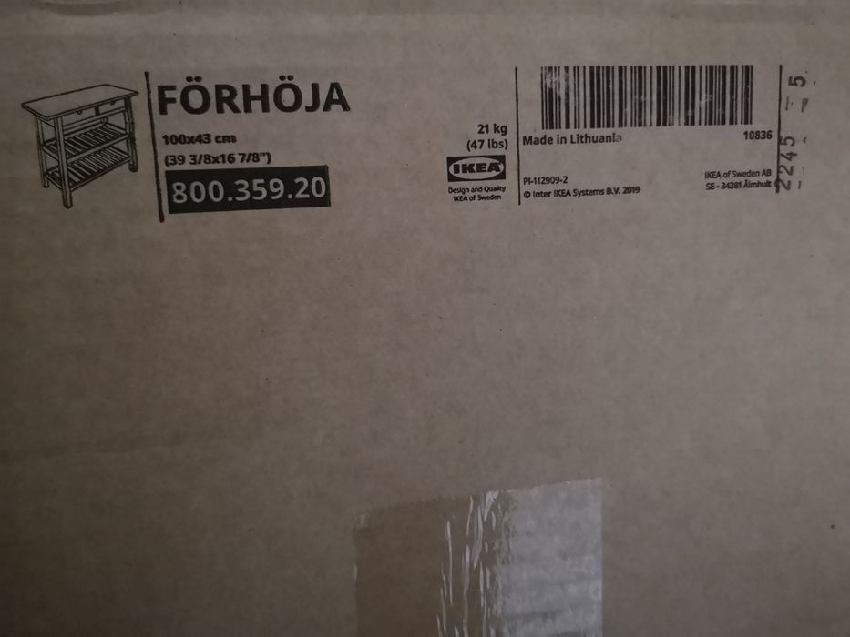 FORHOJA IKEA - nowy barek kuchenny