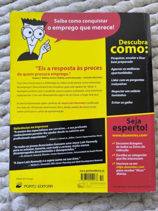 "Entrevista de Emprego para Totós" de Joyce Lain Kennedy