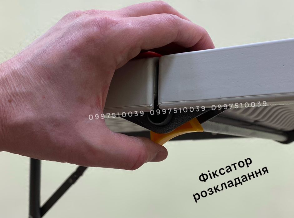 Розкладний стіл для пікніка ПЛАСТИК 120х60 см Посилений. Стол пикника