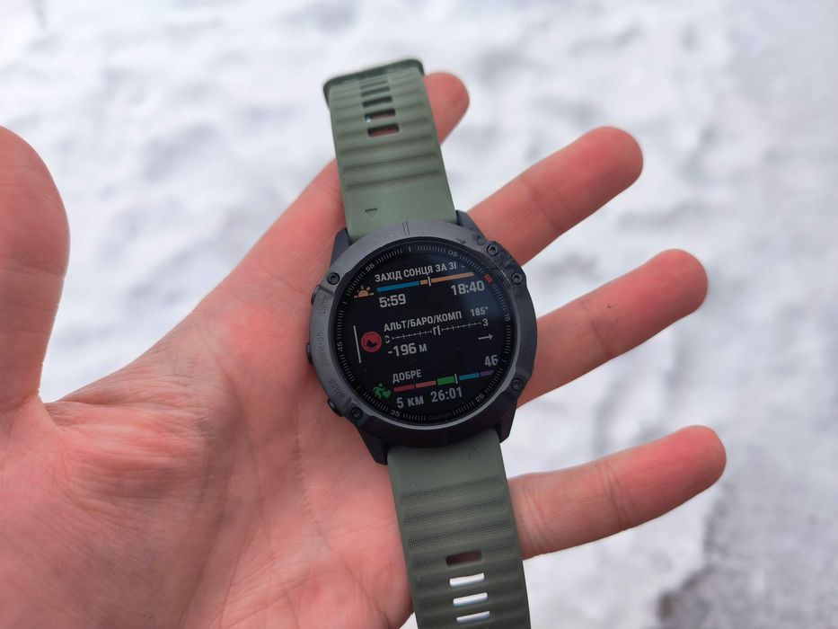 Як новий! Garmin Fenix 6 X PRO 51мм, карти, Українська мова