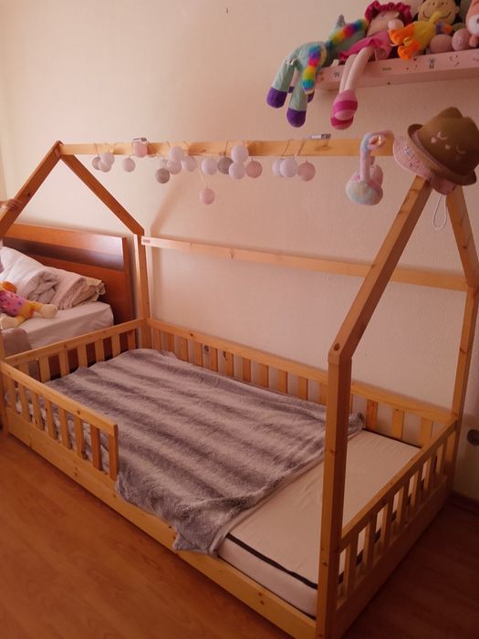 Cama Montessori infantil casinha