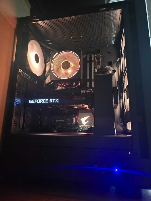 Komputer gamingowy ARGB - RTX 3080 - Ryzen 5600 - 32GB DDR4 - 1TB M.2 - 700W