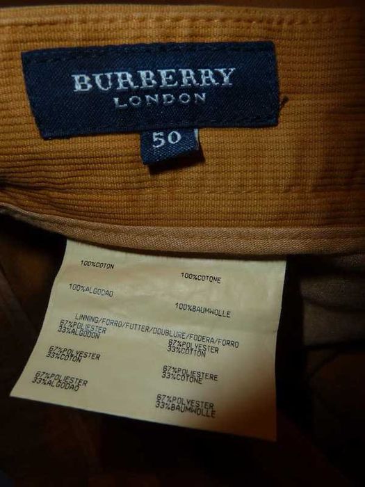 Calças novas bombazine Burberry 50 - SALDO