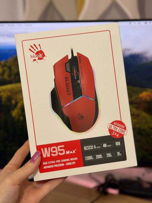 Bloody W95 Max Gaming Mouse (mysz gamingowa, w pudełku)