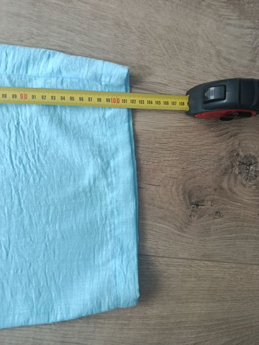 Letnie szerokie spodnie wide leg baby blue r.M