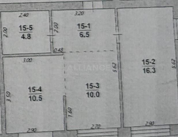 Продаж зданої 2х кімнатної квартири готової до ремонту