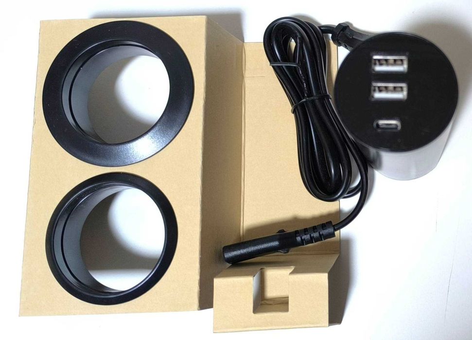 Врізна розетка до столешні з USB-роз`ємами 45W