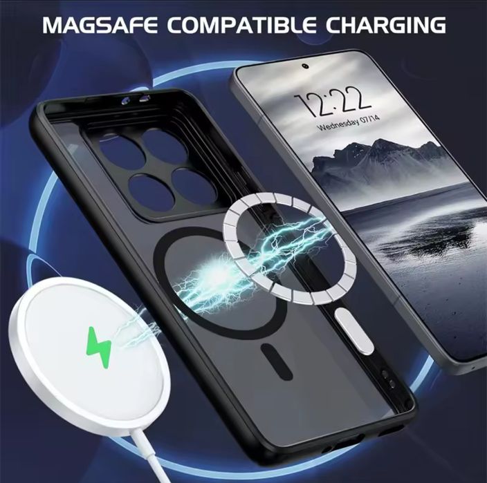 Capa Mate C/ Magsafe P/ Xiaomi 14T Pró / Xiaomi Mi 14T Pró -Nova- 24h