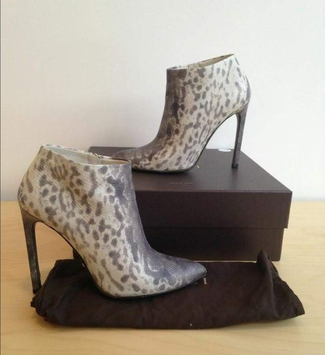 Skórzane Botki Gucci