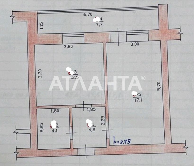 1-комнатная квартира. Фонтанка.