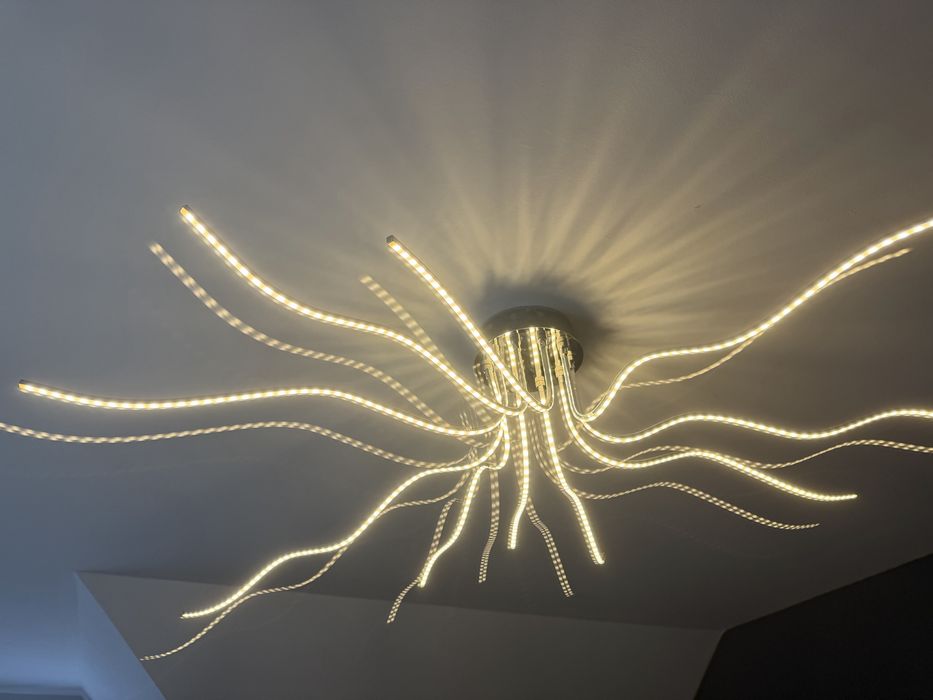 Lampa sufitowa plafon ledowa duza 120cm