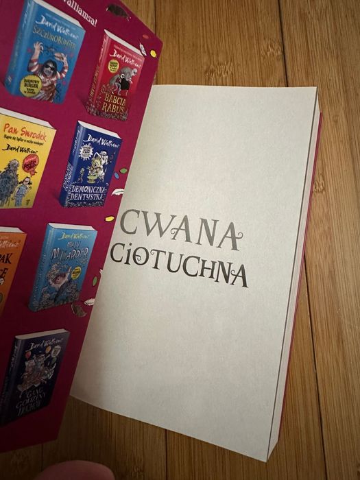 Cwana ciotuchna. Książka dla dzieci i młodzieży. David Walliams