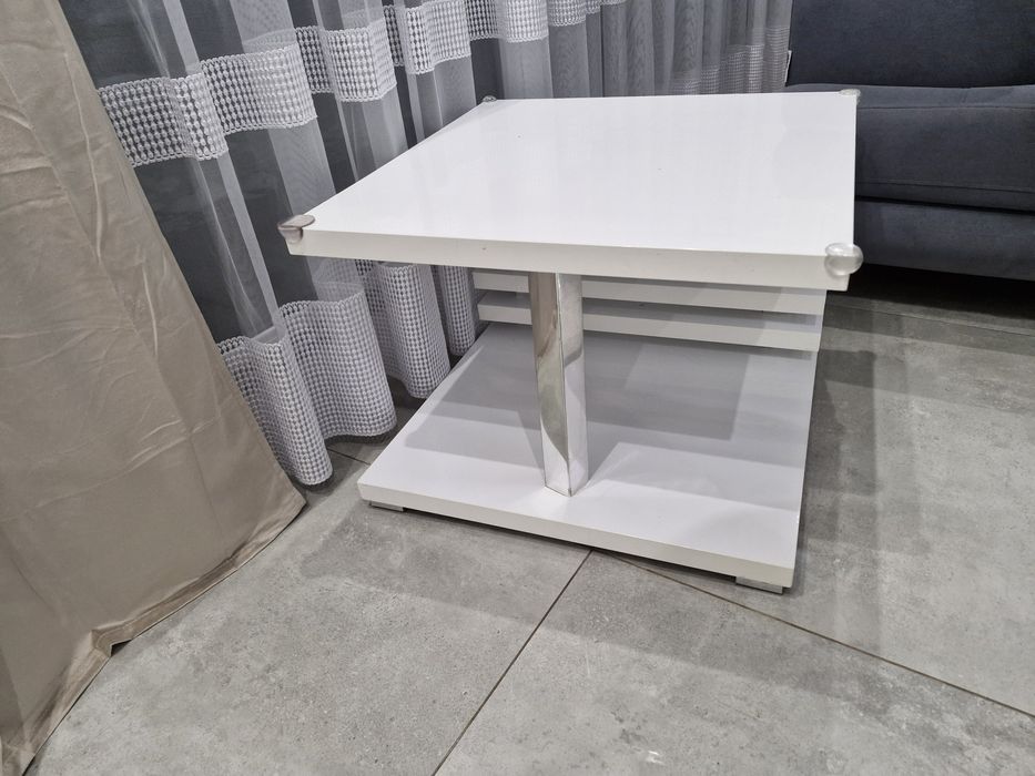Stolik kawowy  biały połysk