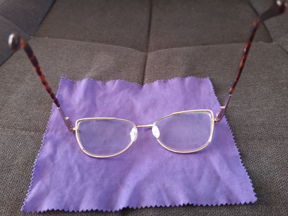 Okulary korekcyjne damskie metalowe