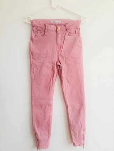 Spodnie Sinsay pudrowy róż Nowe! XS 34