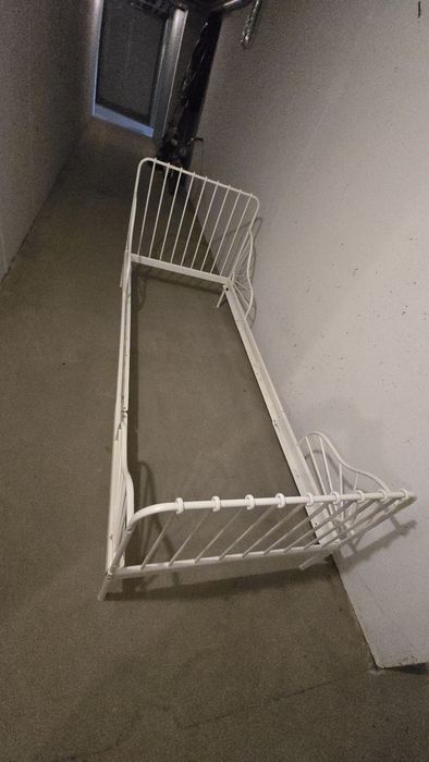 Łóżko dziecięce Ikea rosnące Minnen białe komplet