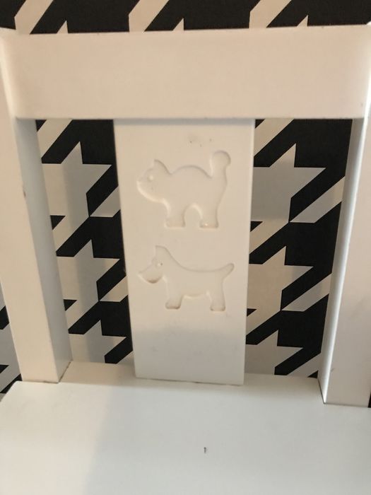 Biurko i krzeselko dla przedszkolaka Ikea bialy zestaw