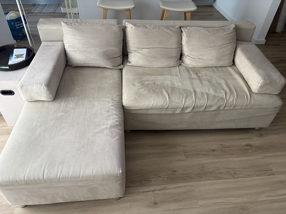 Vende-se Sofá-cama bege
