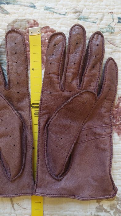 Rękawiczki skórzane eleganckie