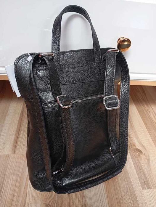 Plecak skórzany Cholewinski Taranto czarny