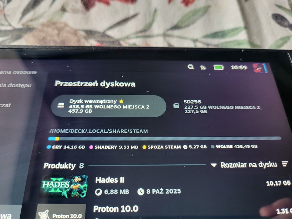 Steam deck 512gb LCD + karta micro sd 256gb + stacja dokująca