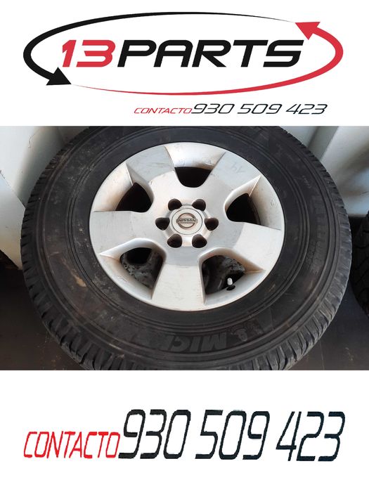 Conjunto 5 Jantes com Pneus Nissan Navara D40
