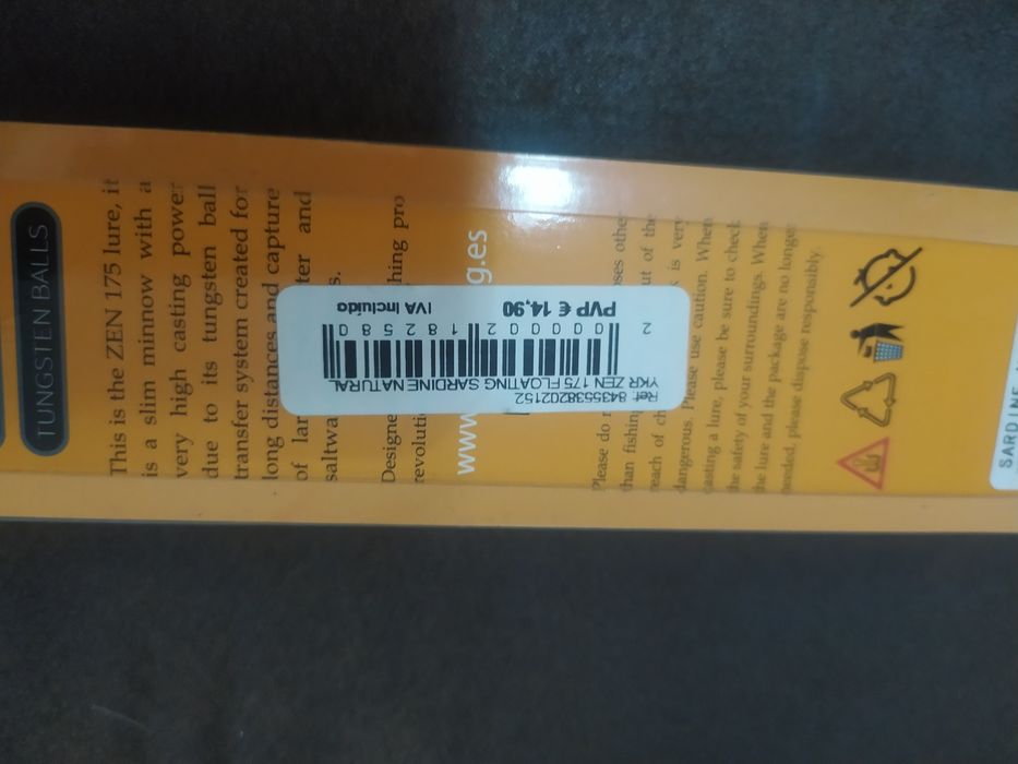 Rapala nova para ceder  27gr floating