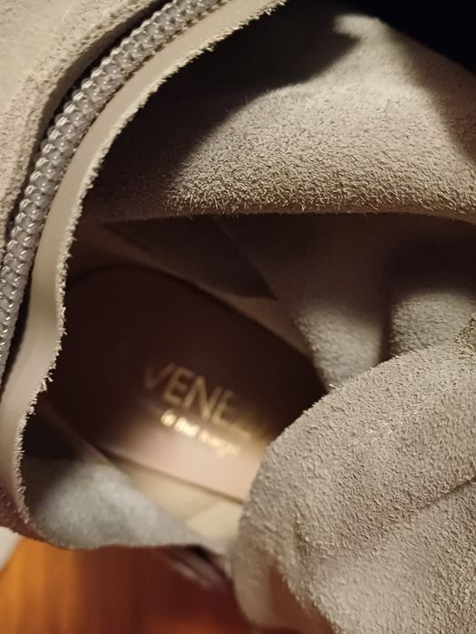 Kozaki Venezia 36, zamszowe, muszkieterki