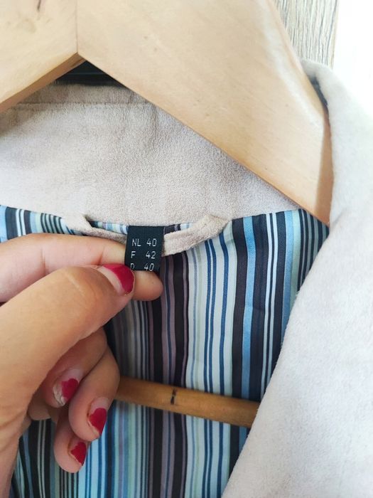 Kurtka damska przejściowa XL jesień zamszowa Basic Plus size