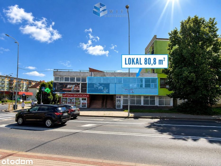 Lokal usługowo-handlowy 80,8 m² – centrum Ostródy