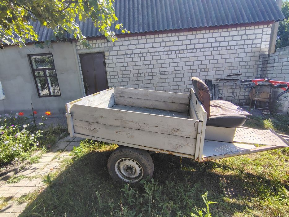 Мотоблок з причіпом