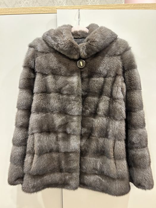 Шуба норкова Мокко трансформер