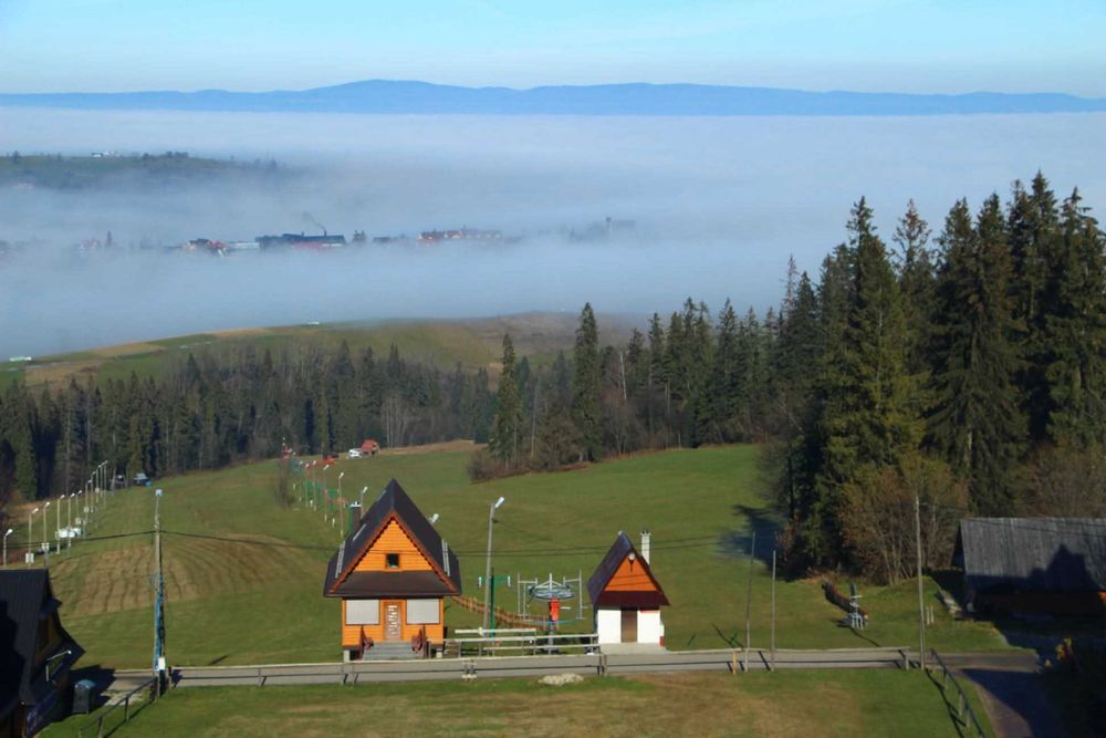 Nocleg z widokiem na góry wyciągi termy