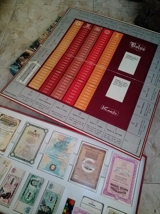 jogo de tabuleiro jogo a bolsa de 1976