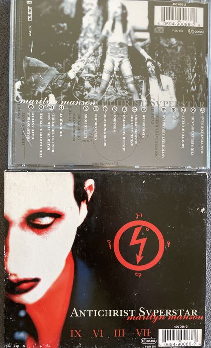 CD Marilyn Manson Antichrist Superstar Czerwonak • OLX.pl