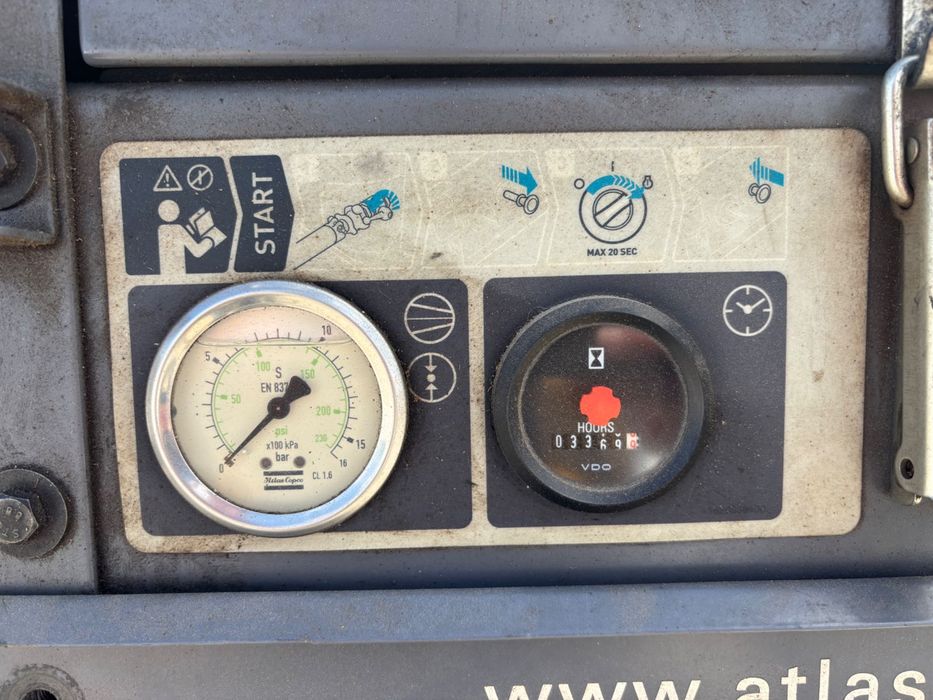 Kompresor śrubowy Atlas Copco XAS 27 (503*794*914)