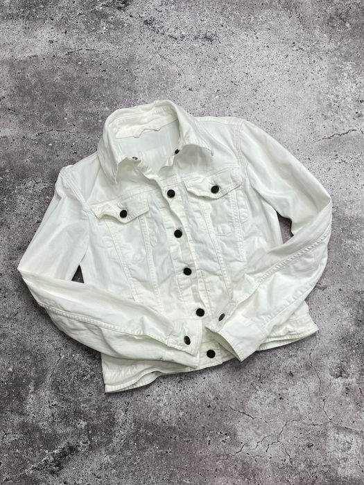 Женская белая джинсовая куртка Henry Cotton’s Xs/S курточка