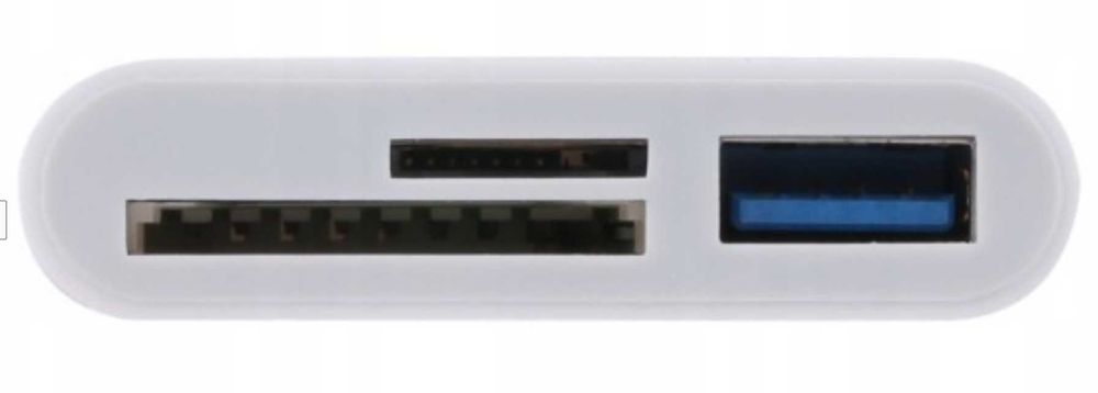 Czytnik kart 3W1 Lighting Usb C do Sd/Tf/Usb