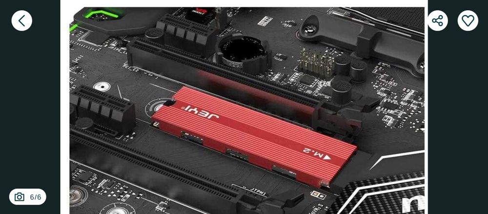 Radiator (chłodzenie ) do dysku M.2