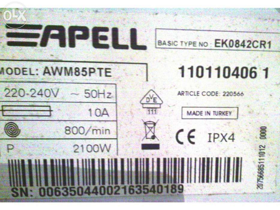 Maquina lavar roupa Peças Apell Aríston Thor Indesit Philco Jocel