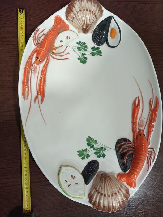 Prato de porcelana italiano