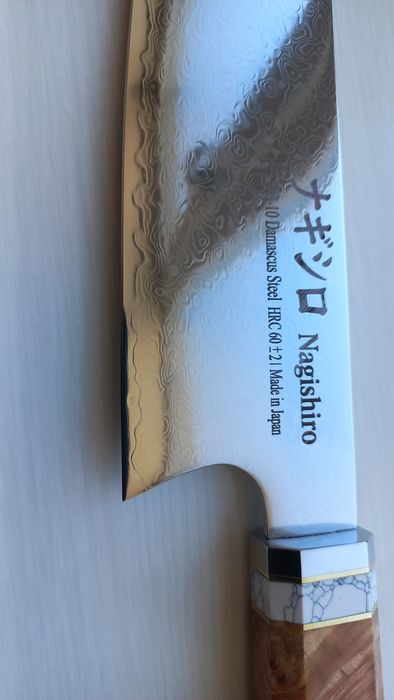 Преміальні японські кухонні ножі Nagishiro — Накирі та Кіріцуке VG-10