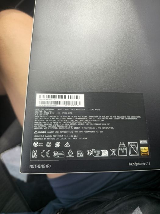 Słuchawki nauszne NOTHING Headphone  ANC Biały