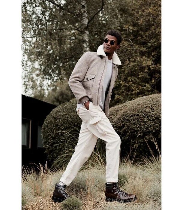 Чоловіча стильна кашемірова курточка