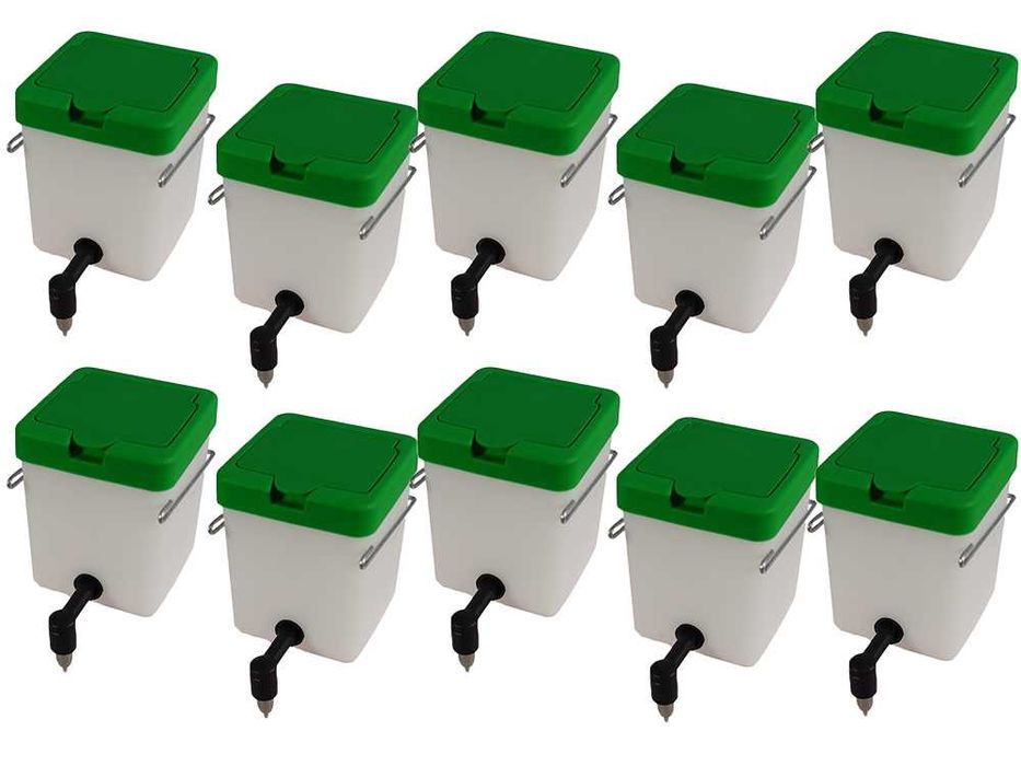 10szt Poidło kropelkowe 0,5L dla KRÓLIKÓW SOLIDNE poidła JAKOŚĆ Okazja