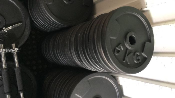 Hantle Sztangielki regulowane żeliwne 2 x 42,5kg