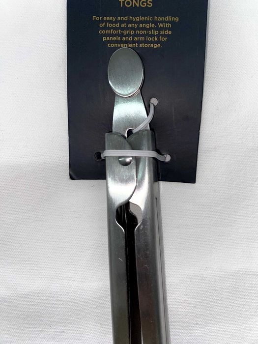 Pinça de alimentos em inox (novo)