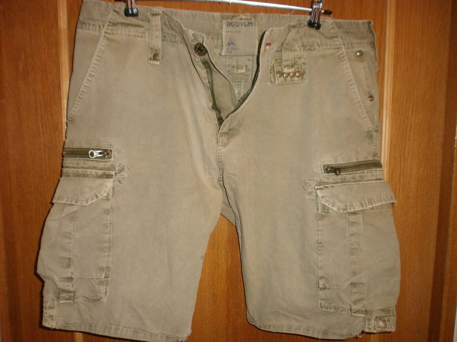 Шорты карго Scotch&Soda олива разм. 36/34, наш разм. 54. Пояс-48 см.