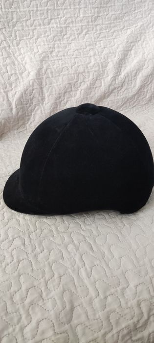 Kask jeździecki Fouganza Aksamitny